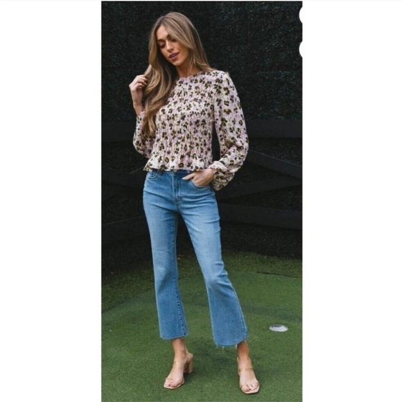 Blank NYC The Varick Kick Flare High Rise Jeans Sz 31 - Picture 1 of 16